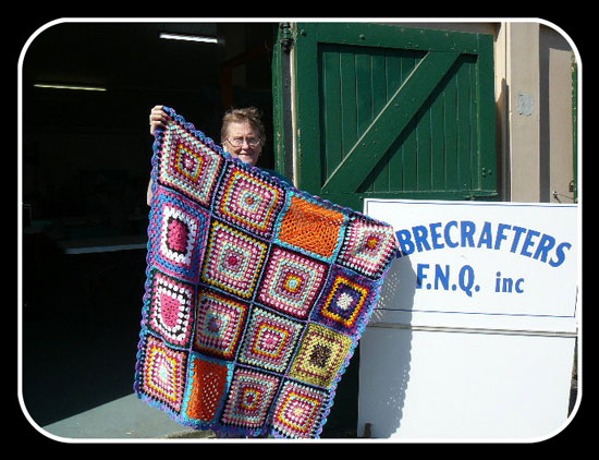 Blanket created by group